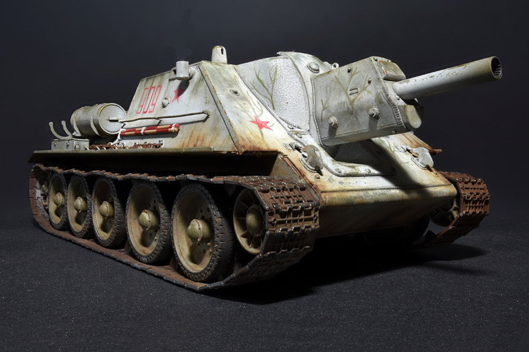 MiniArt Military Models 1/35 Soviet Su122 Early Production Self-Propelled Tank Kit