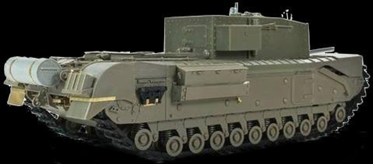 AFV Club 1/35 British Churchill Tank w/3 inch 20CWR Gun Kit