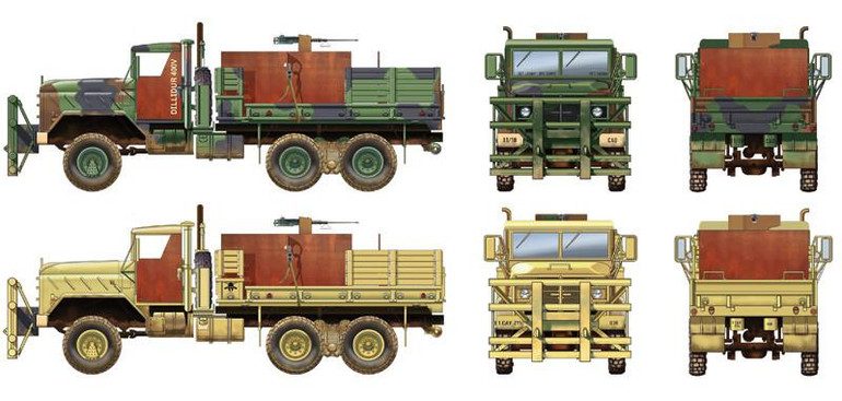 Italeri Military 1/35 M923 Hillbilly US Gun Truck Kit