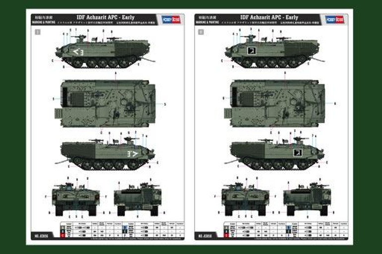 Hobby Boss 1/35 IDF ACHZARIT APC Early Kit
