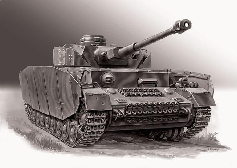 Zvezda 1/35 German Panzer IV Ausf H Medium Tank Kit
