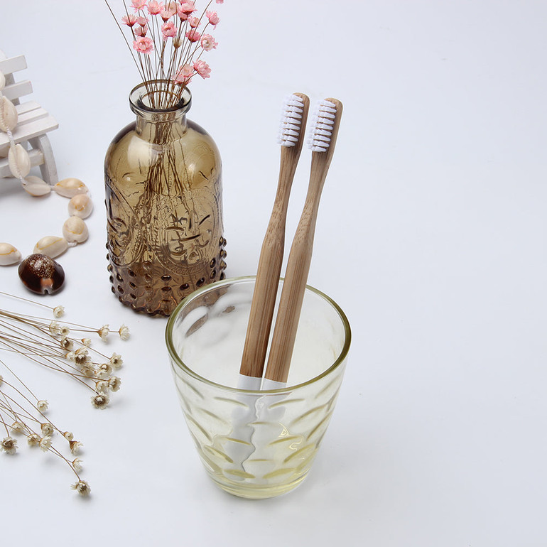 Bamboo Toothbrush with Small Soft Head