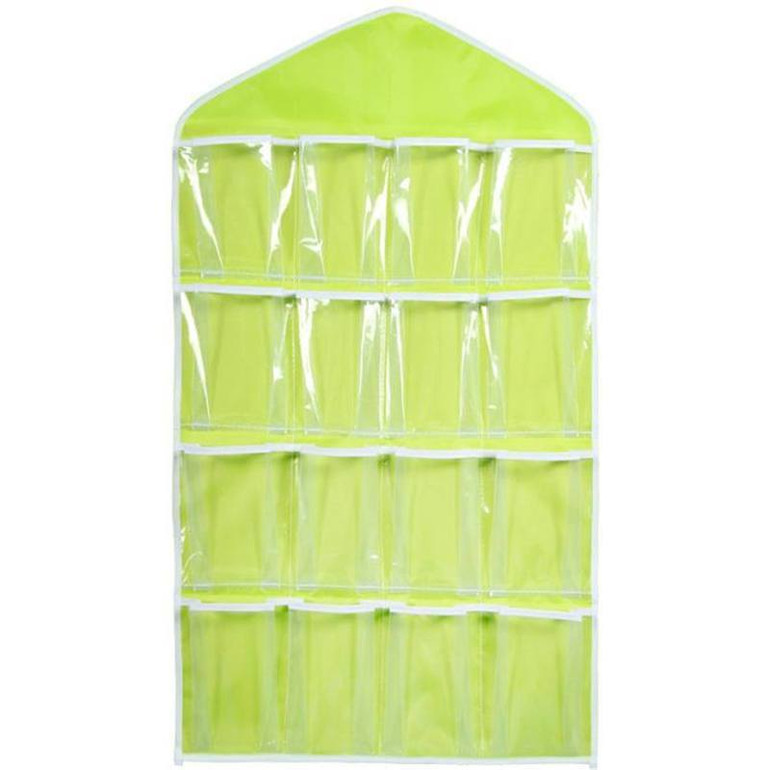 16 Pockets 78*42cm Household Clear Hanging Bag Socks Bra Underwear Rack Hanger Storage Organizer Wardrobe New 16 Pockets 78*42cm Household Clear Hanging Bag Socks Bra Underwear Rack Hanger Storage Organizer Wardrobe New