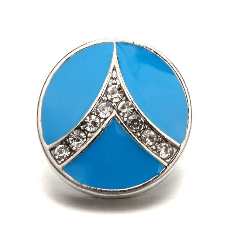 Blue Whale Tail Ginger Snap Compatible Charm 18mm