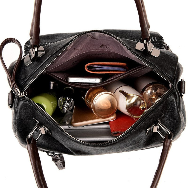 Women's Genuine Leather Handbags Vintage Shoulder CrossBody
