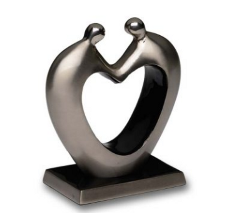 Couple Holding Hands Keepsake Cremation Urn