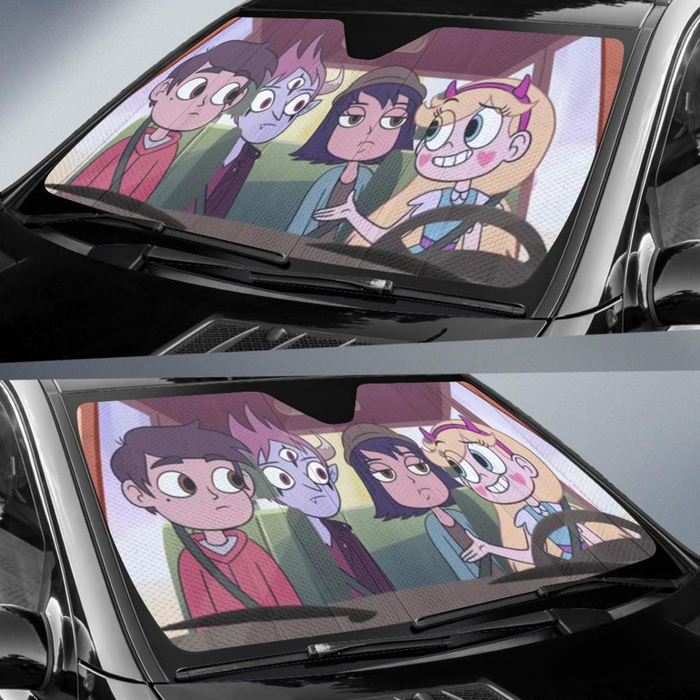 Star Vs The FoE Of Evil Auto Car Sun Shade Windshield