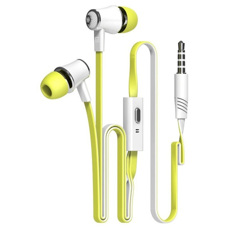 JM21 Colorful In-ear Earphone Headphones Hifi Earphones Low Headphones High Quality Earphones For MP3 Phone