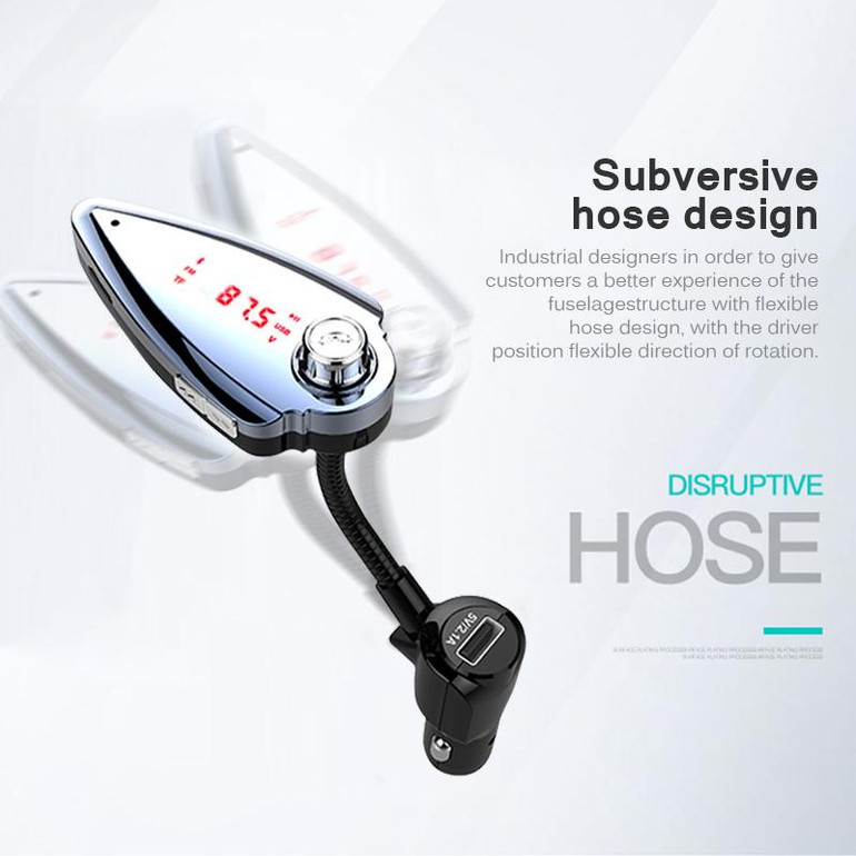 ANLUD Bluetooth Wireless Car Mp3 Player Handsfree Car Kit FM Transmitter Radio