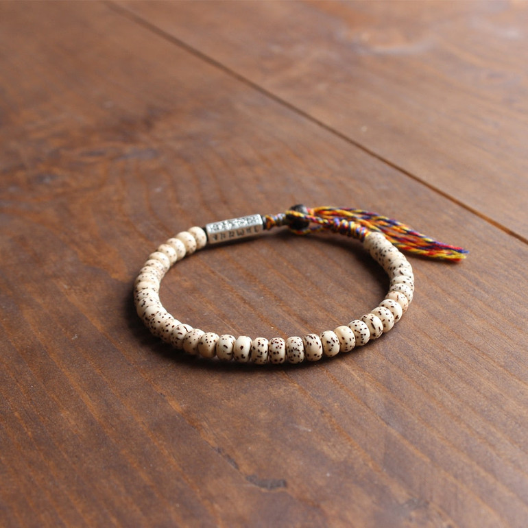 "Moon and Stars" Bodhi Seed Mala Bracelet