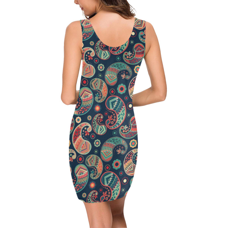 Paisley Medea Vest Dress