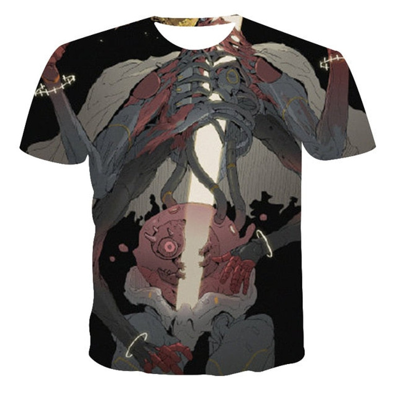 VanityVibe Street fashion style Male 3D Printed T-shirt