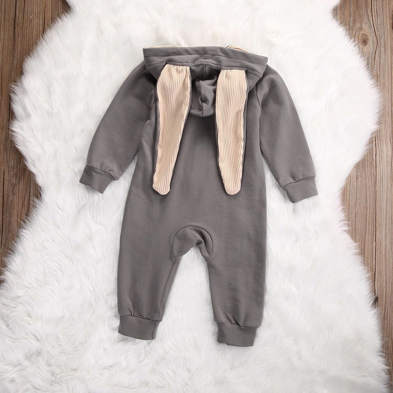 Newborn Baby Girls Boys Clothing 3D Ear Romper Cotton Long Sleeve Jumpsuit Playsuit Bunny Outfits One piecer Clothes
