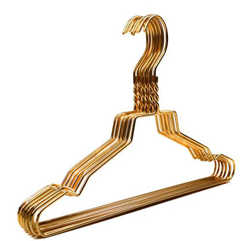 Xyijia Hanger 10Pcs/Lot 41.5Cm Anti-Skid Iron Coat Hanger Clothing Rack Trackless Clothing