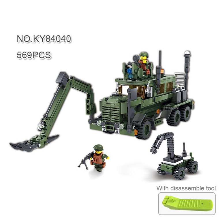 KAZI Military City Building Blocks Toys For Children Boy's Gift Army Cars Planes Helicopter Figures Weapon Compatible Legoe