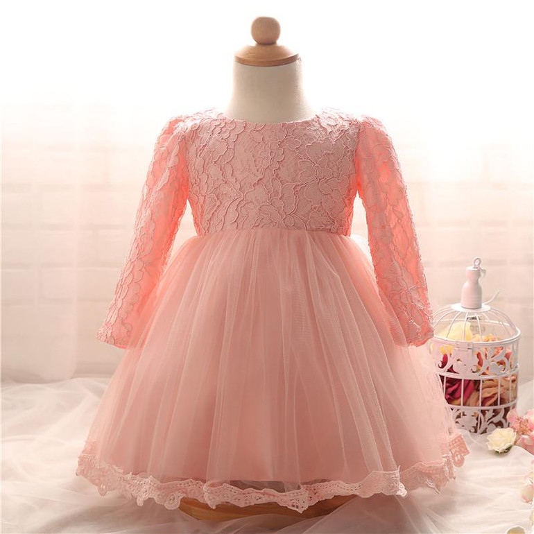 Newborn Baby Girl Christmas Dress Lace Infant Christening Gown For Wedding Party Toddler Girl 1st Birthday Outfits Bebes Vestido