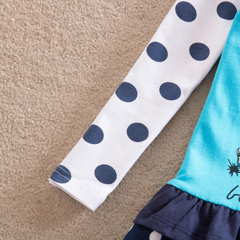 Baby Girl Clothes Children Dress Spring/Autumn Dress Baby Clothes Flower Girl Dresses Girls Clothes Cotton Clothes Kids LH6495