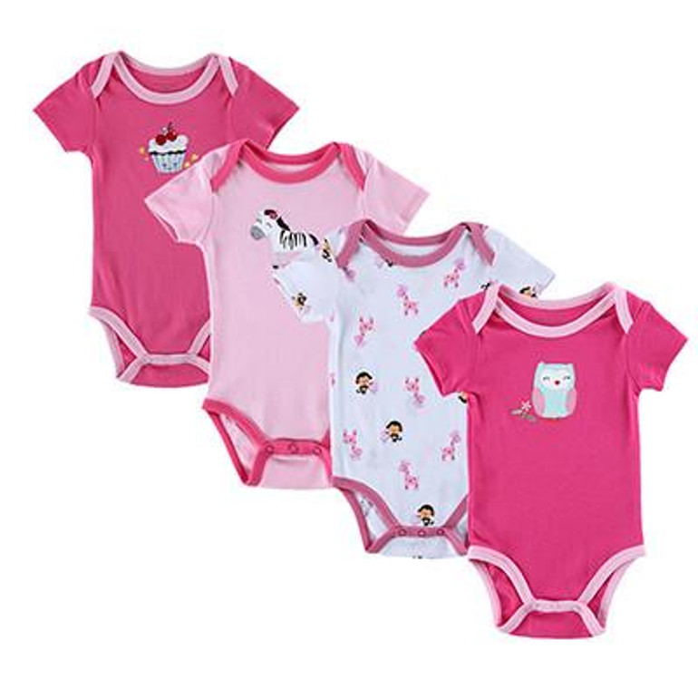 Baby Bodysuits Newborn Clothes Body Short Sleeve Bodysuites Summer Mother Nest Infant Jumpsuit Girl 4PCS Next Baby Clothes