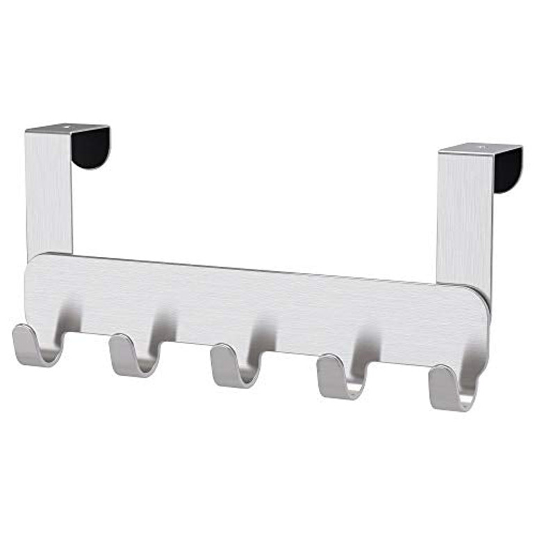 IKEA Brogrund Door Hanger Hook Organizer Rack 203.285.44, Stainless Steel For Bedroom, Bathroom, Cloth, Robe