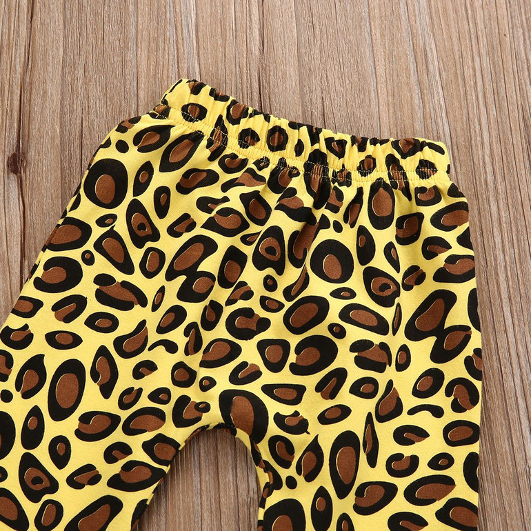 Baby Boy Girls Clothes Leopard Bottom baby Pants Leggings Trousers baby PP Pants