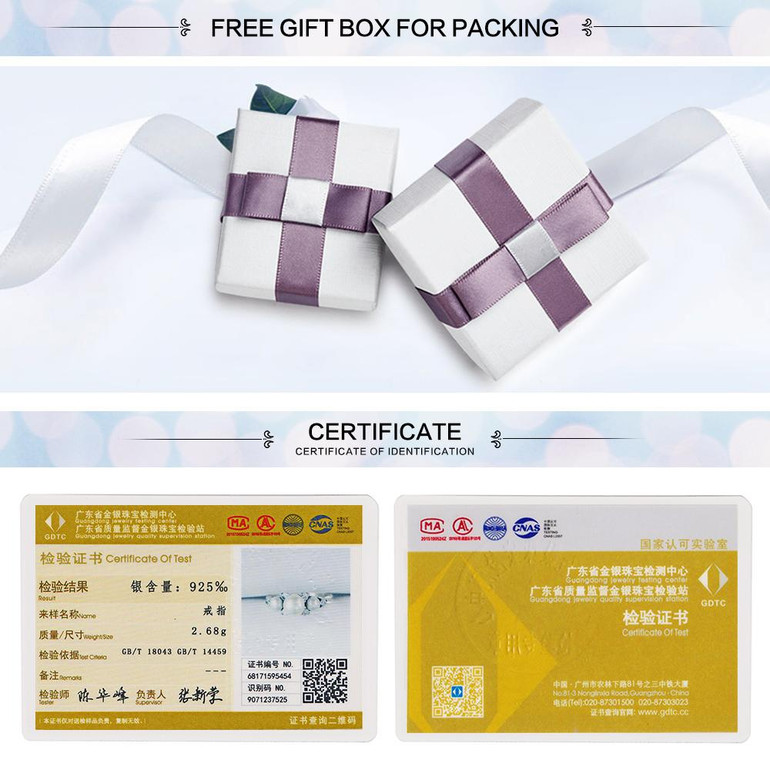 VOROCO Authentic 100% 925 Sterling Silver Natural Freshwater Pearls Rings For Women Engagement Wedding Fine Jewelry VSR094