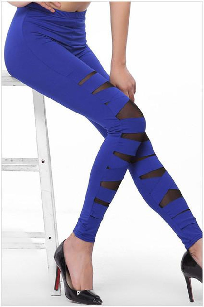 large size Women's Cross band Leggings Sexy Slim ribbon black Pants Women's Leggings lady fashion Stripe lace legging