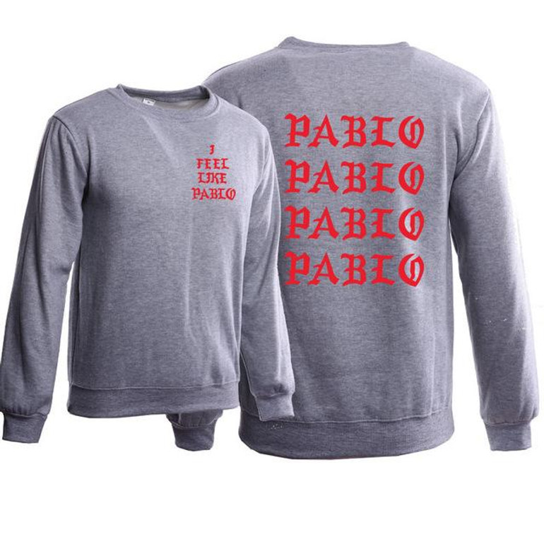 I Feel Like Paul Pablo Kanye West sweat homme hoodies men Sweatshirt Hoodies Hip Hop Streetwear Hoody pablo hoodie