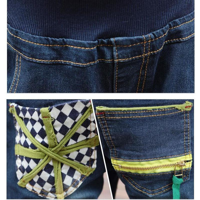 Ripped Jeans for Kids Jeans Boys Trousers 2018 Spring New Patchwork Boys Jeans Children Pants Boys Pant Fashion Kids Wears