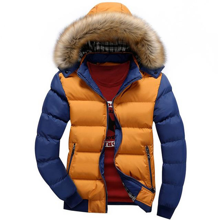 New 2016 Winter Jacket Men Warm Down Jacket Casual Parka Men padded Winter Jacket Casual Handsome Winter Coat Men Free Shipping