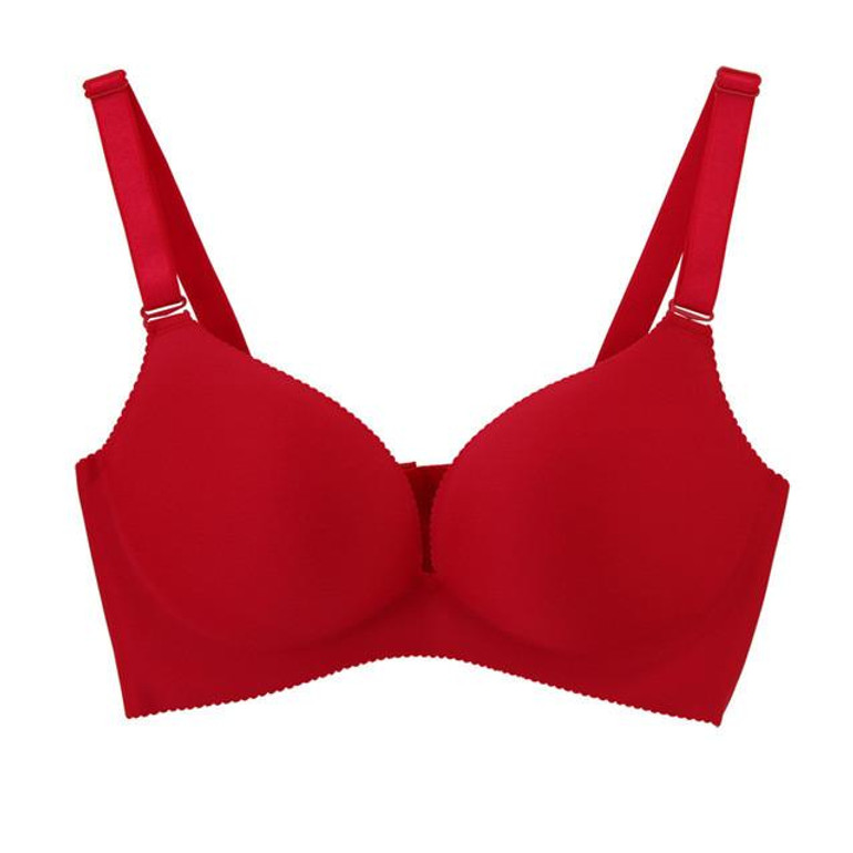 BEFORW Women Bra Sexy Lingerie Adjustable Brassiere Seamless Intimates Super Push Up Bra Big Size C Cup Strappy Bras For Women