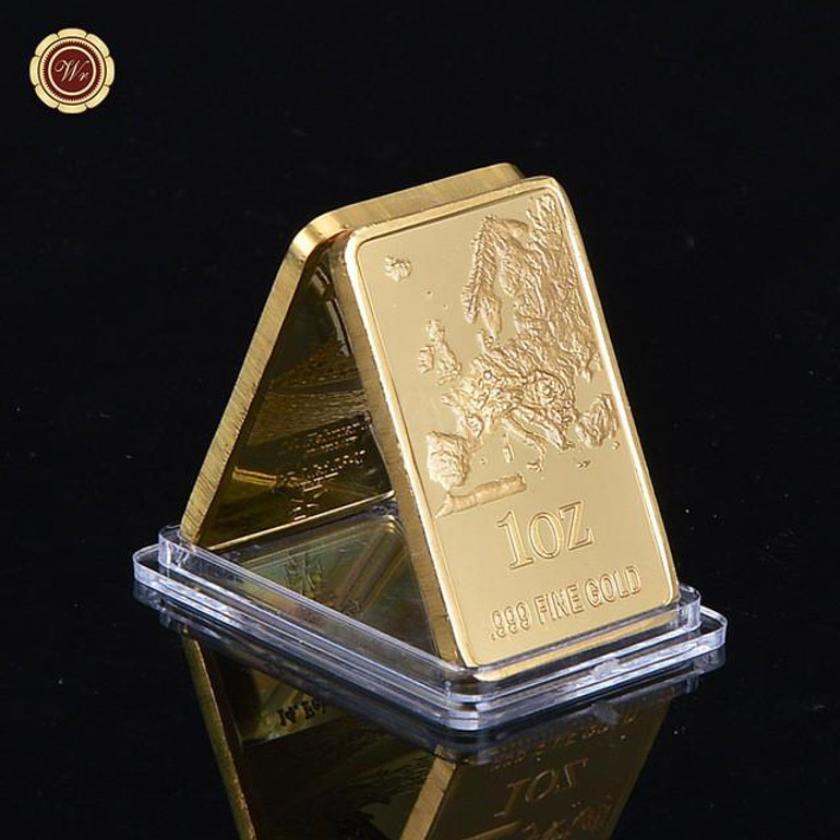 999 Gold One Troy Ounce Atlantis Mint 24k Pure Gold Bullion Bar with Free Capsule