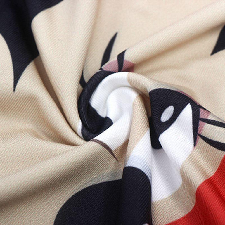 Festy Kary Fashion Women Summer Dress 2018 Cute Cartoon Printed Mini Vestidos O Neck Sleeveless Party Sheath Pencil Dress Women