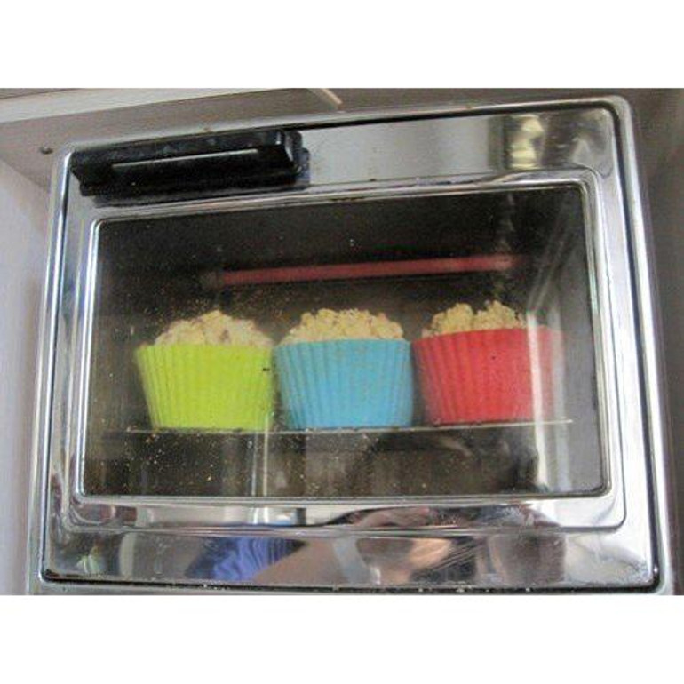 Practical 12 pcs Silicone Cake Cupcake Cup Cake Tool Bakeware Baking Silicone Mold Cupcake and Muffin Cupcake for DIY