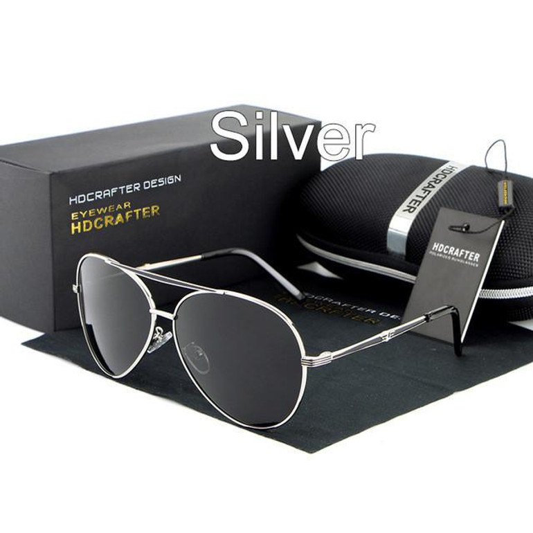 HDCRAFTER Sunglasses Men Polarized Mens Sunglasses Brand Designer Driving Sun Glasses for Men 5 Colors UV400 Zonnebrillen 2017