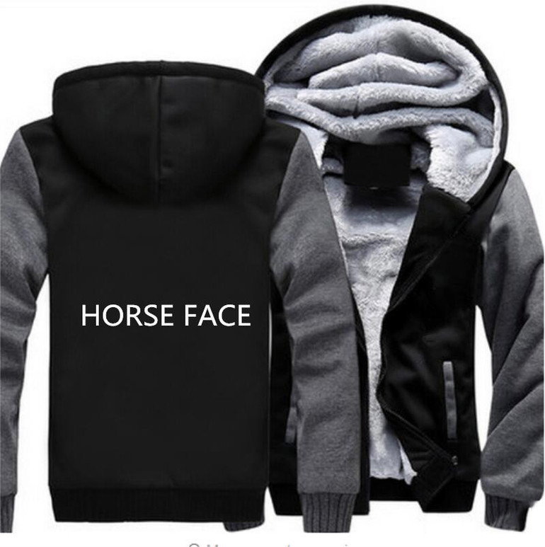 Dropshipping USA Size Men Women Unisex Hoodies Zipper Sweatshirts Jacket Winter Warmth Thicken Hooded Coat