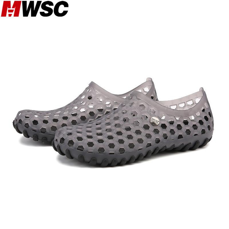 MWSC Summer Cool Men's Casual Water Sandals Shoes Male Slip-On Novelty Beach Fashion Sandal Shoes Slippers