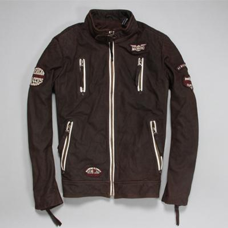 MAPLESTEED Mens Leather Jacket Embroidery 100% Genuine Goatskin Cowhide Black Brown Bomber Motorcycle Jacket Male Biker Coat 182