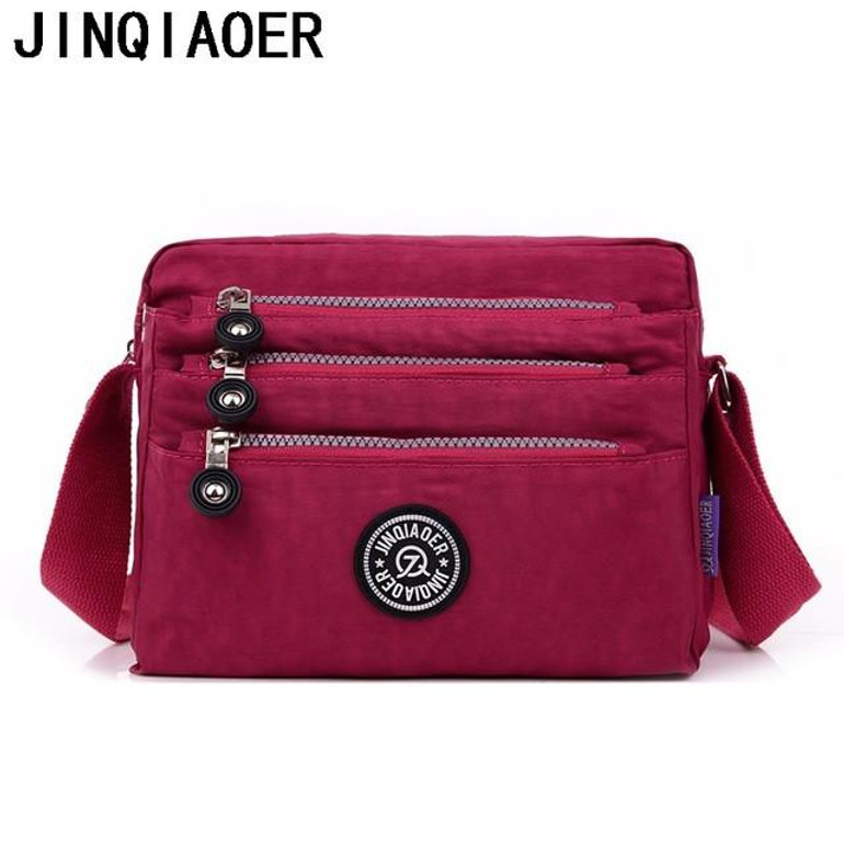 Fashion  Womens messenger bags Waterproof Nylon purses and Handbags Female Crossbody Bags  style shoulder hand bags