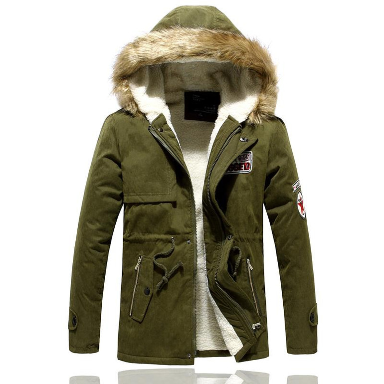 Cotton-padded jacket casual men's clothing outerwear male overcoat wadded jacket &amp; Parkas winter coat men warm