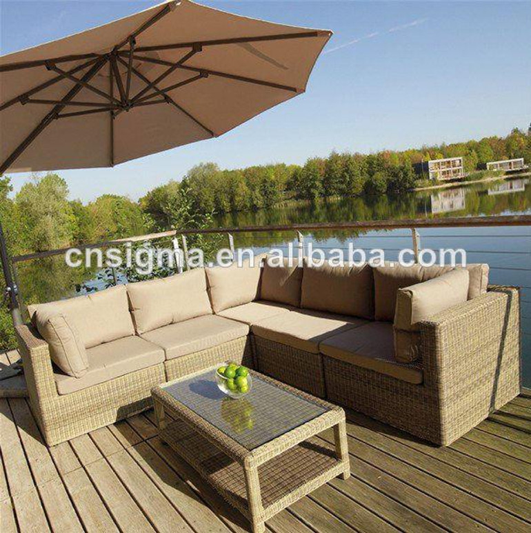 2016 Modern design outdoor furniture rattan dubai sofa furniture