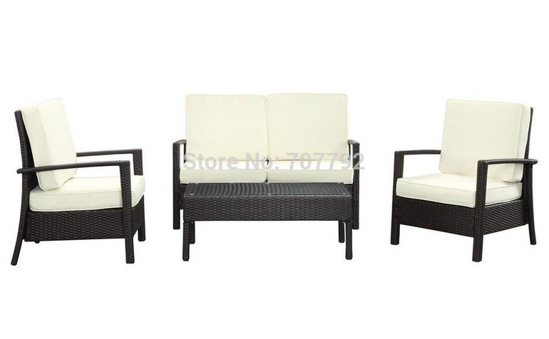 2017 Hotsale Wicker Aluminum Outdoor Rattan Furnitures Sofas
