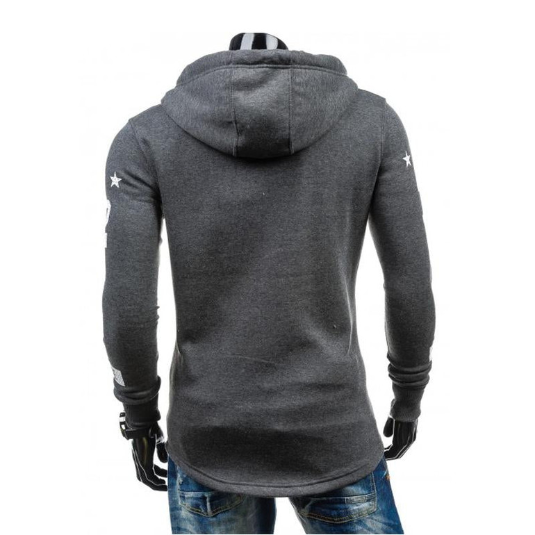 2017 Hoodies Men Sudaderas Hombre Hip Hop Mens Brand Letter Hooded Zipper Hoodie Sweatshirt Slim Stitching Men Hoody 3XL JKLY