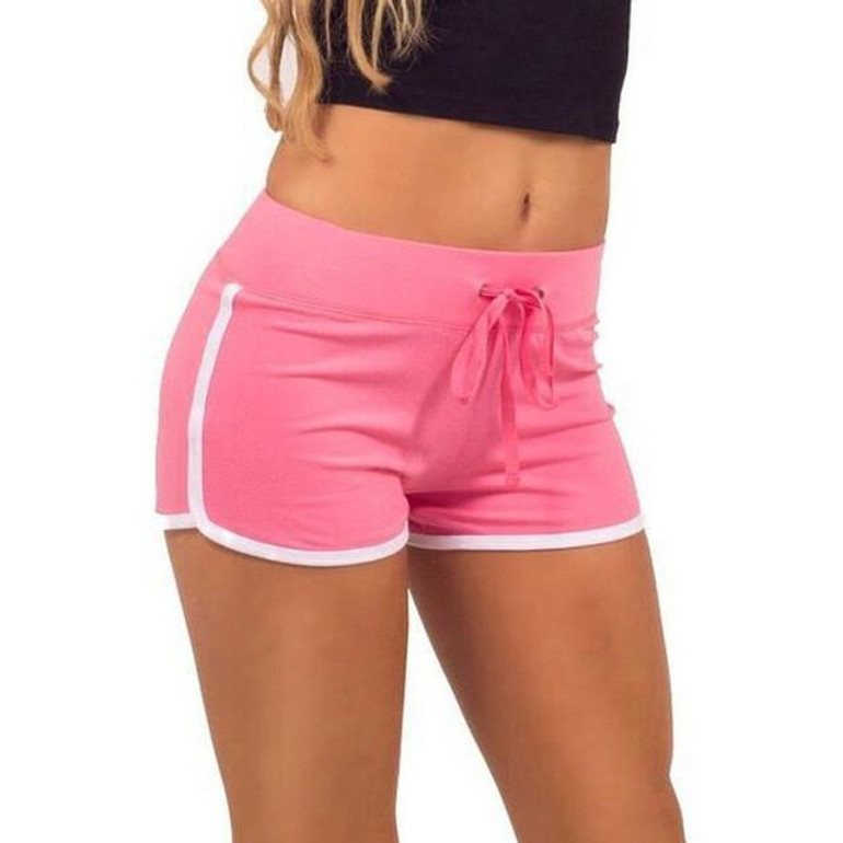 2016 Summer Women Shorts Homes Casual Candy Color Short Feminino Elastic Waist Shorts Plus Size Pantalones Cortos Mujer