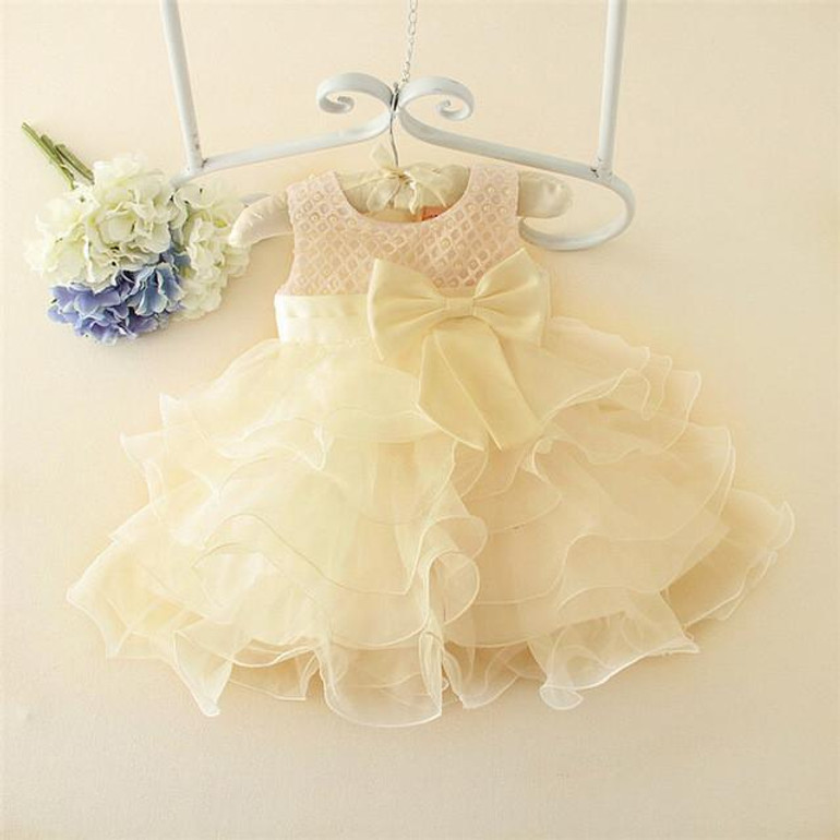 Red Baby Christmas Dresses For Girls  Lace Pearls Girls Christening Dress Baby Girl Tutu Dress Kids Children Holiday Clothing