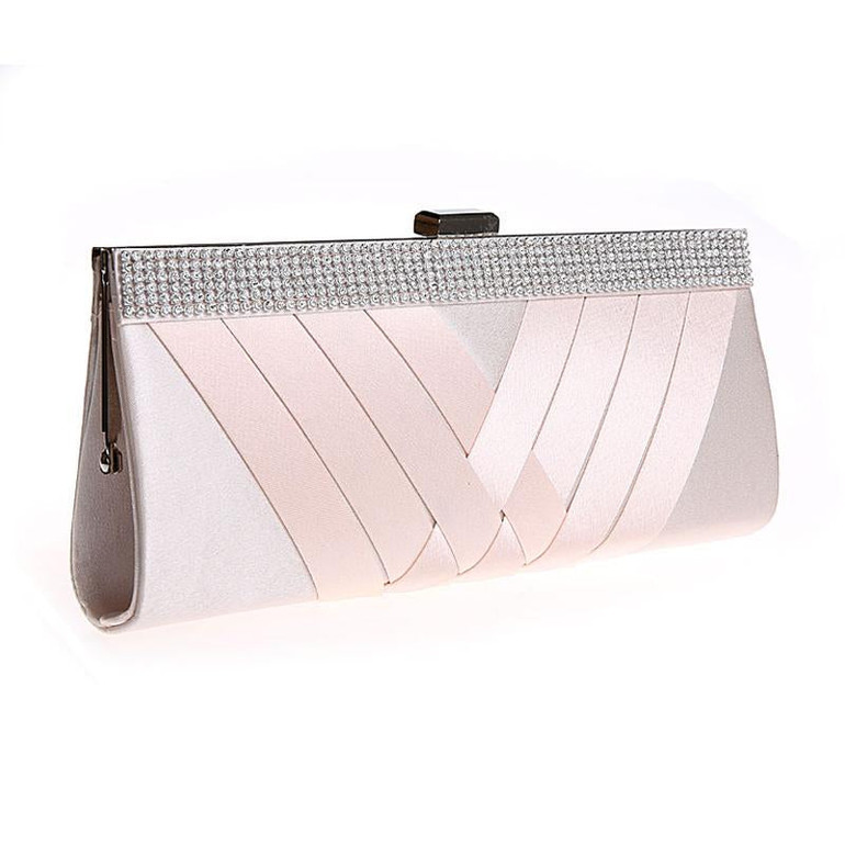 2017 New Luxury Evening Bag Woman Party Clutches Elegant Diamond Silk Shoulder Evening Bags For Women