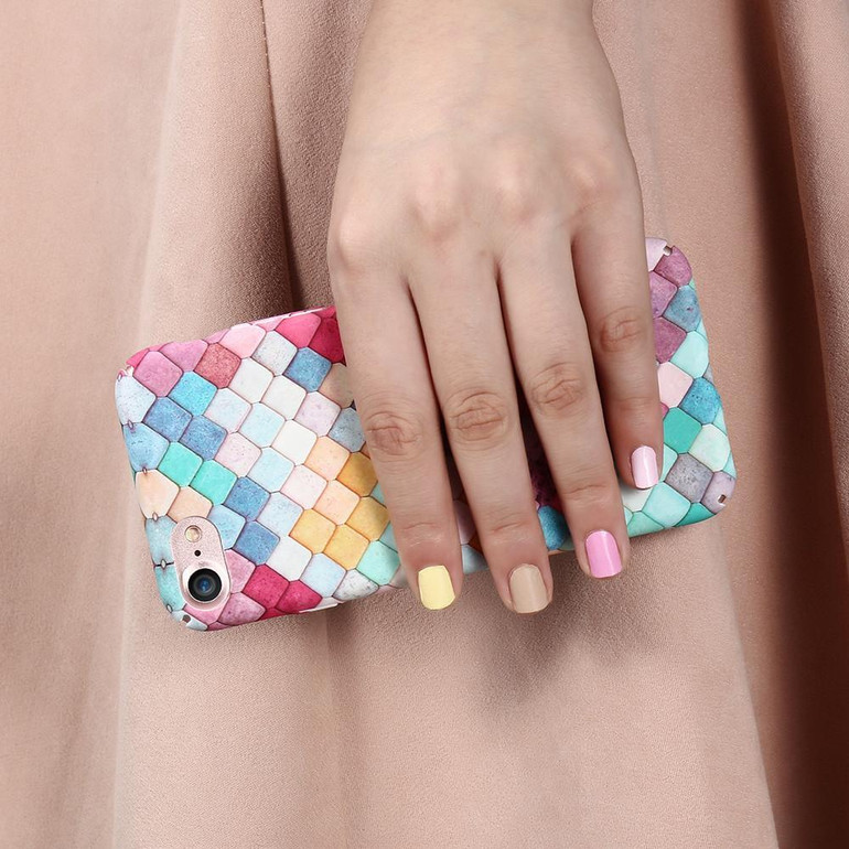 FLOVEME For iPhone 7 6 6S Plus Case Mermaid 3D Scales Case For iPhone X iPhone 5 5S SE Girly Back Cover For iPhone 6 6S 7 Plus