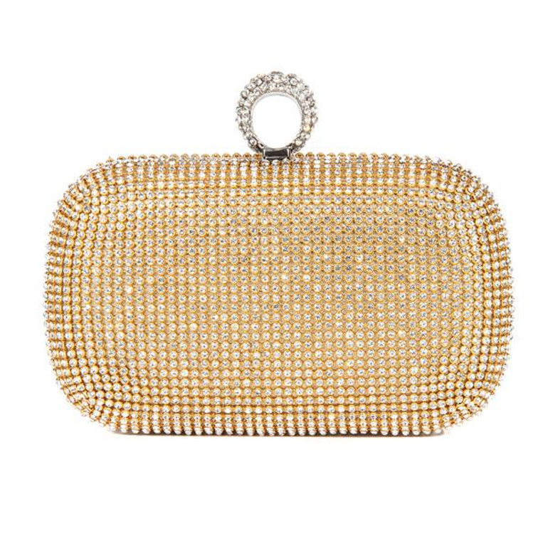 Evening Clutch Bags Diamond-Studded Evening Bag With Chain Shoulder Bag Women's Handbags Silver/Gold/Black Wallets Evening Bag