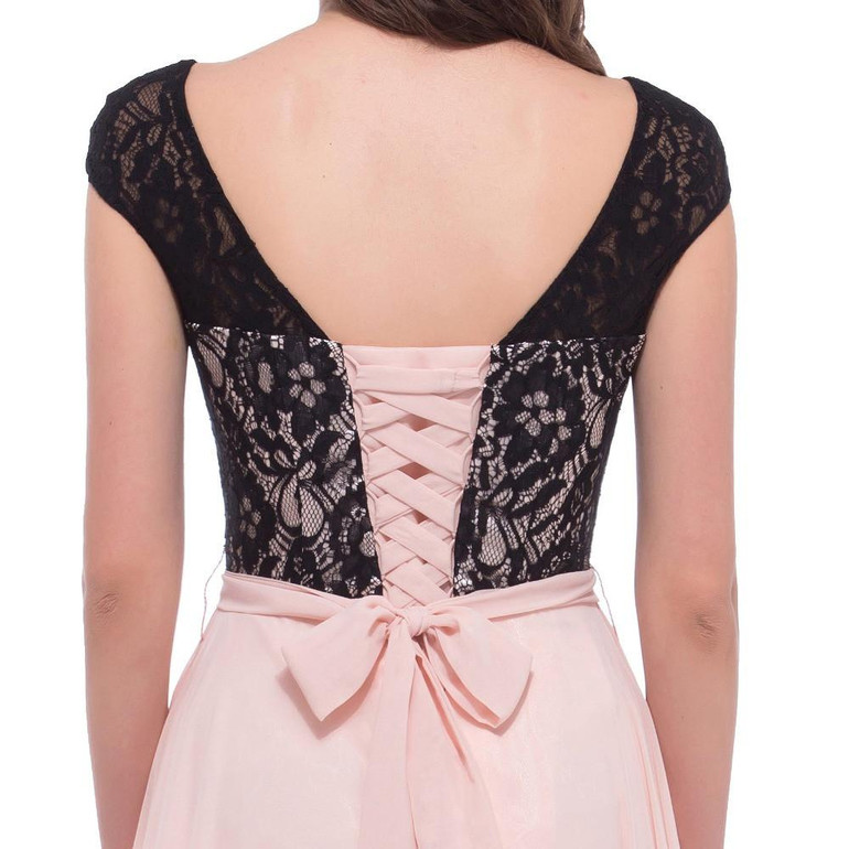 Grace Karin Lace Bridesmaid Dresses Backless Chiffon New Arrival 2017 Long Formal Gowns Prom Wedding Party Bridesmaid Dresses