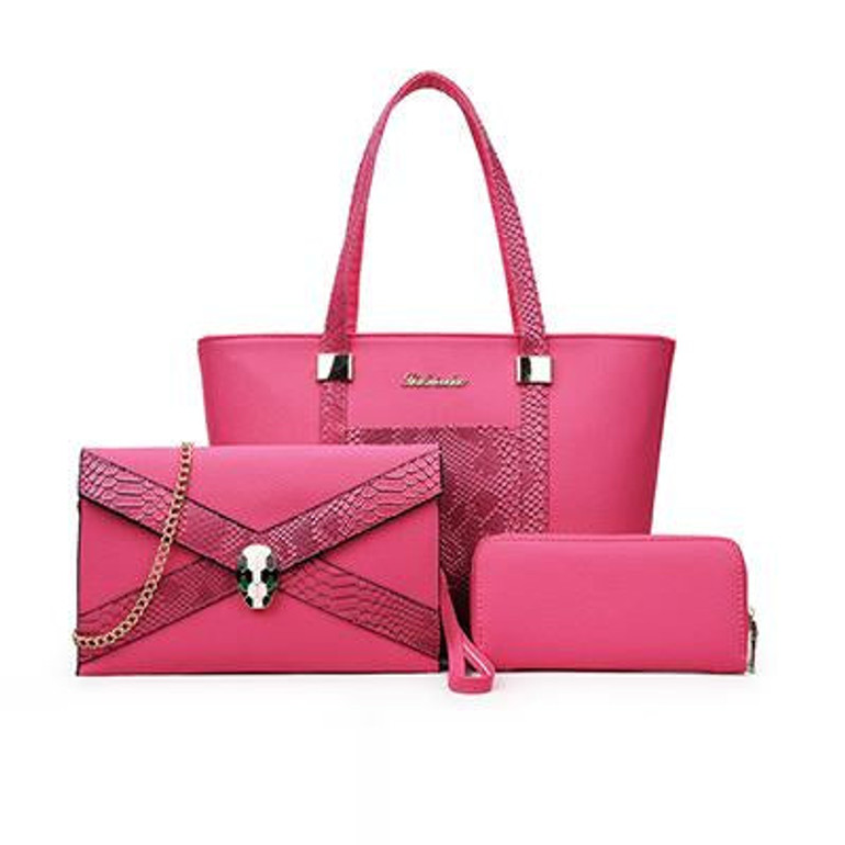 Luxury Handbags Women Bags Designer PU Leather Composite Bag Set Women's Serpentine Shoulder Tote Bag Sac a Main Femme de Marque