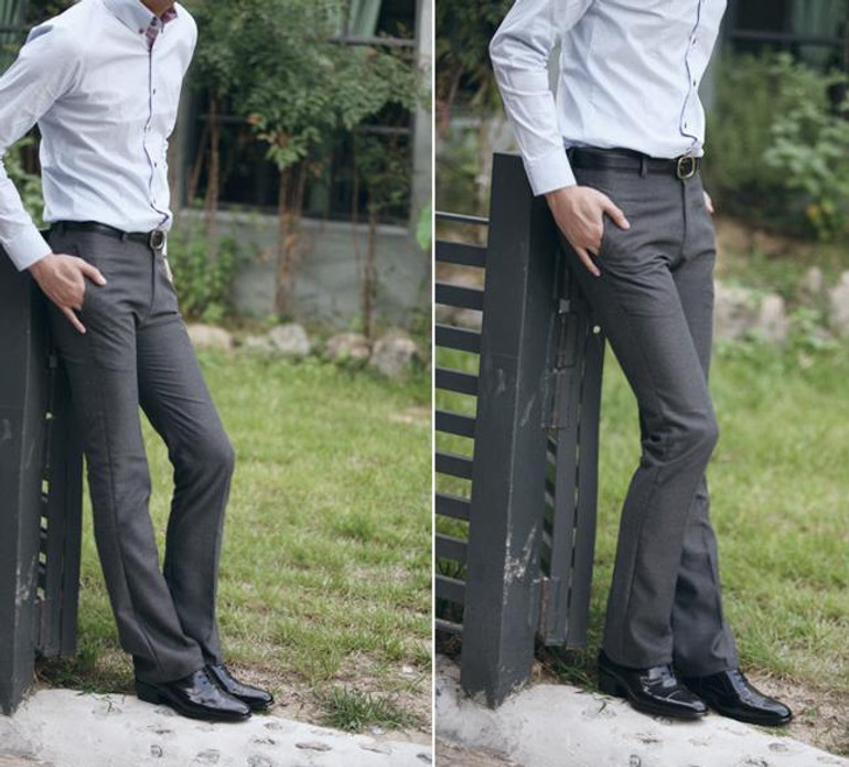 New 2017 Male slim Casual pants, men Suit Pants Fashion Slim Fit trousers, Brand Business Blazer Straight western-style trousers
